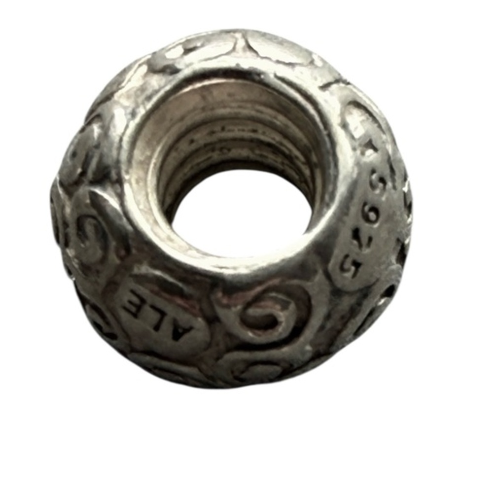 Pandora Sterling Silver Vintage‎ Scroll Charm S925 ALE Retired Bead - Picture 2 of 3